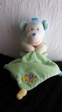 Doudou pommette mouchoir singe - doudou,