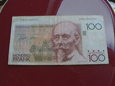 BILLET DE 100 FRANCS BELGE