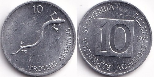 Stotinov 1992 slovénie - 10,