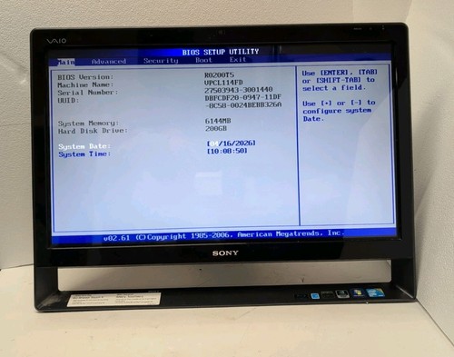Sony vaio pcv a1111l - vaio, 24"