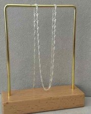 Chaîne De Cou Maille Singapour 50 cm En Argent Massif 925/000 Bijoux Femme