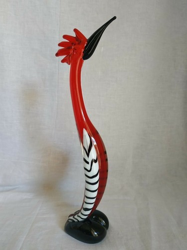 Coq stylise sur - stylise, pied