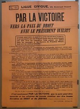 Par la Victoire 1918 Affiche