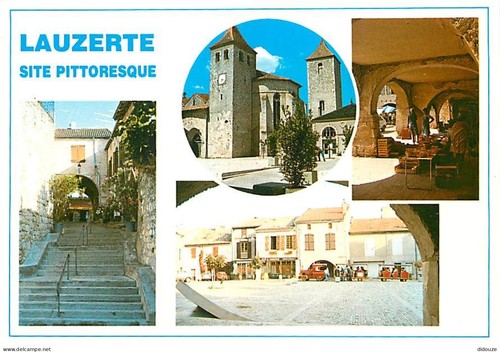 Carte postale lauzerte - -,