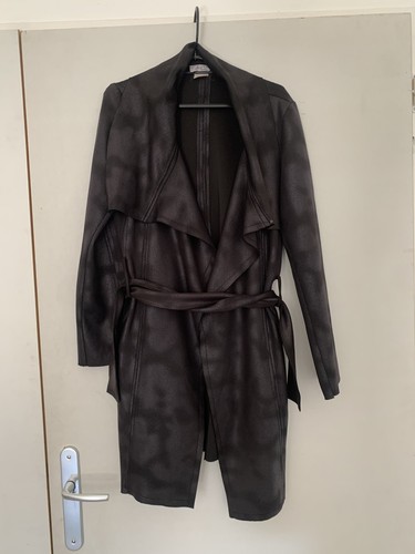 Veste trench noir effet - trench,