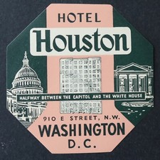 Ancienne étiquette HOTEL