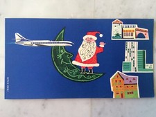 LITHOGRAPHIE CARTE VOEUX AIR