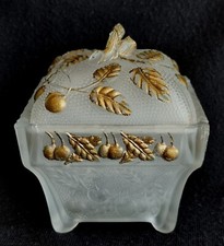ANCIENNE BONBONNIÈRE EN VERRE