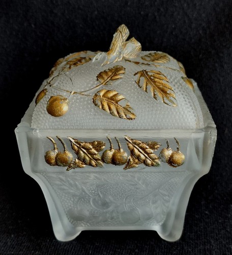 Ancienne bonbonnière verre - ancienne,