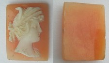 ancien petit CAMEE coquille