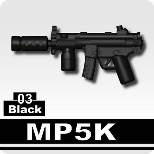 Mp5k silenced machine gun - silenced,
