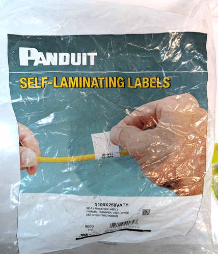 Panduit self laminating labels - self,