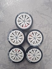 Lot 5 Roues Jantes Citroën C4 Wrc Rallye Concept Car Solido 1 18 Diorama Garage