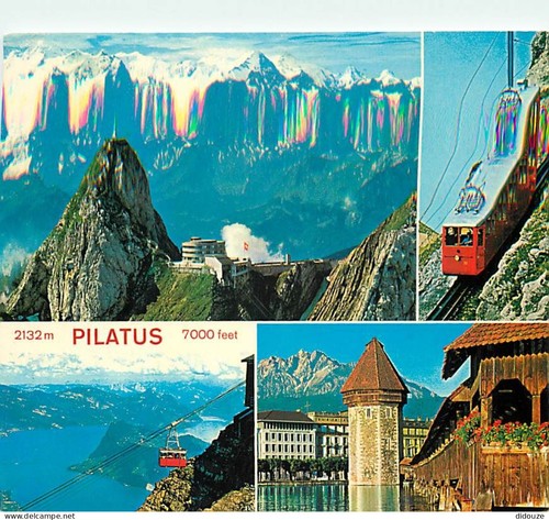 Carte postale suisse lu - postale,