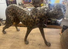 Statue guépard bronze - en,