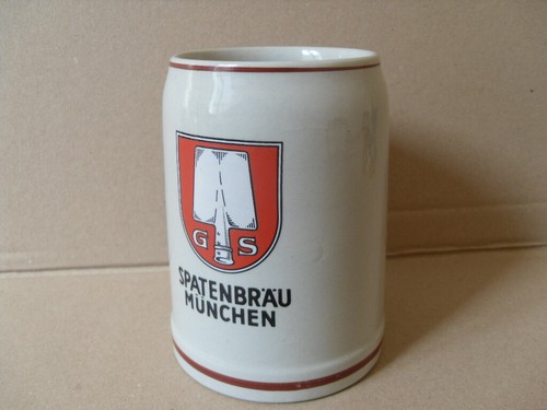 Ancienne chope bière faïence