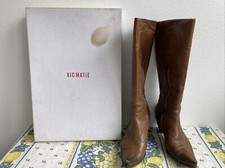 jolie bottes cuir Vicmatie