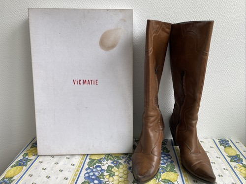 Jolie bottes cuir vicmatie - jolie,
