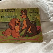 Livre Pop Up Relief Anime 3D Disney La Belle Et Le Clochard