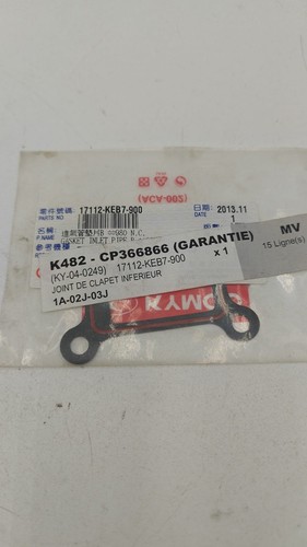 Joint pipe admission clapet