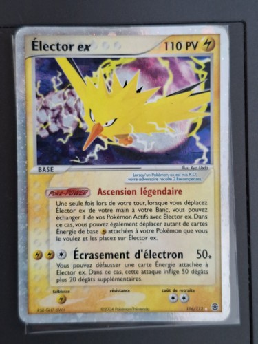 Carte pokémon elector - pokémon, ex