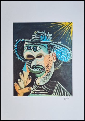 Pablo picasso man with - with, a