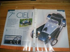 PRISE EN MAIN........... CATERHAM SUPER SEVEN 1600 GT.......................