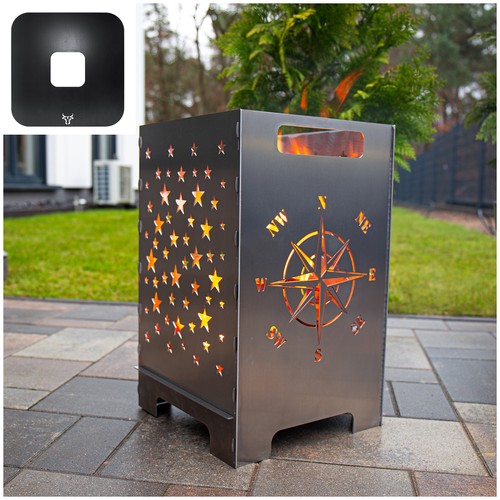 Windrose brasero tonne feu - windrose,