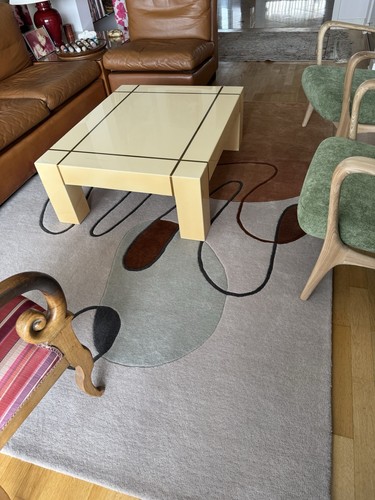 Table basse salon laquée - basse,