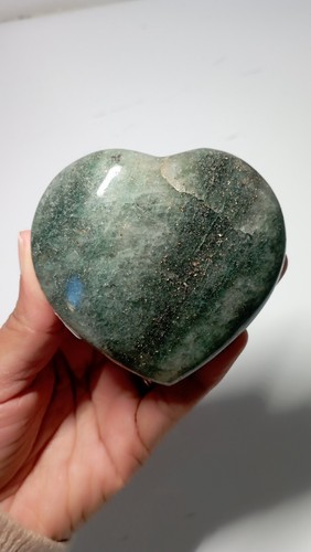 195g coeur fuchsite - 195g,