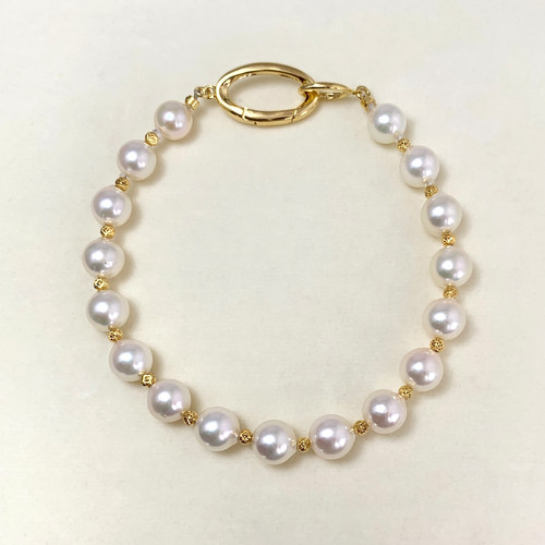 Bracelet perles akoya - perles,