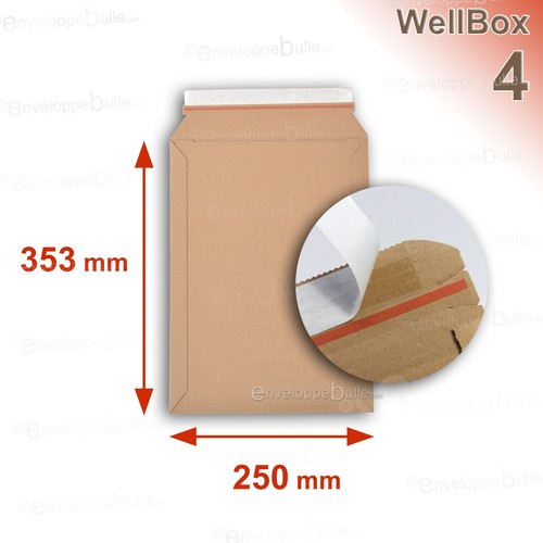 Enveloppes carton rigide - 10,