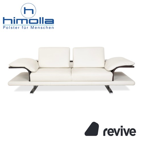 Sofa canapé cuir crème - canapé,