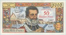 50 NOUVEAUX Francs HENRI IV