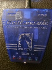 Motu FastLane USB midi interface for PC or Mac