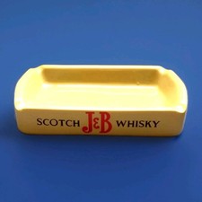 Superbe cendrier de bar J&b scotch whisky en céramique anglaise