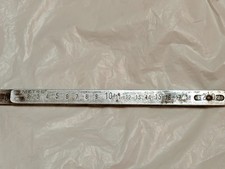 Ancien mètre gradué pliable 5 articulations en aluminium - Vintage