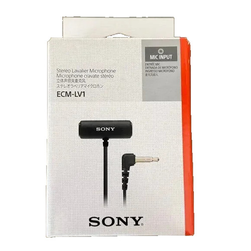 Sony compact stereo lavalier - -,