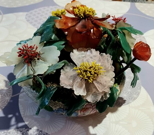 Présentoir floral chinois - présentoir,