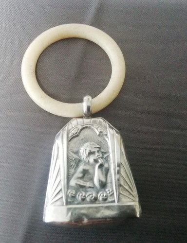 Hochet ancien argent - hochet,