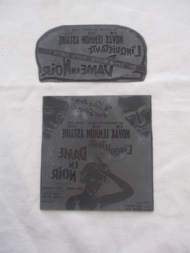 Plaque imprimerie cinema - plaque,