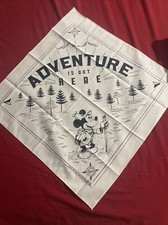 Disney D23 Member 2020 Gift Fantastic Worlds Scarf Bandana Adventure Is Out Here
