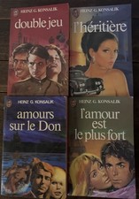 HEINZ G. KONSALIK    LOT DE 4 ROMANS collection J'ai lu