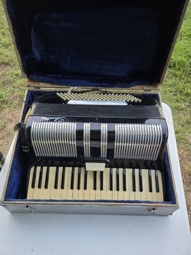 Vintage accordion 1950s - vintage,