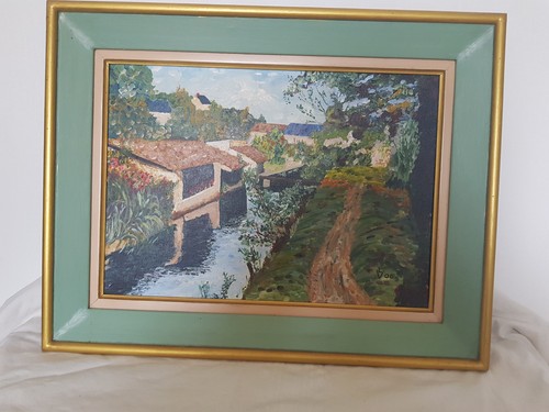 Tableau huile sur toile - tableau,