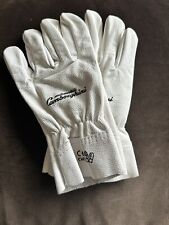 Lamborghini Leather White Gloves