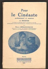 POUR LE CINEASTE par Pierre HEMARDINQUER , en 1938