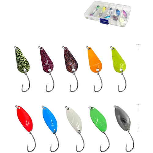 43pcs cuillère spinner leurre - 43pcs,