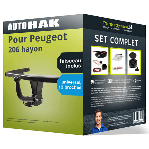 Attelage pour peugeot 206 - pour,