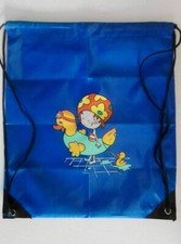 sac enfant nylon piscine gym peint main fille bouée canard
